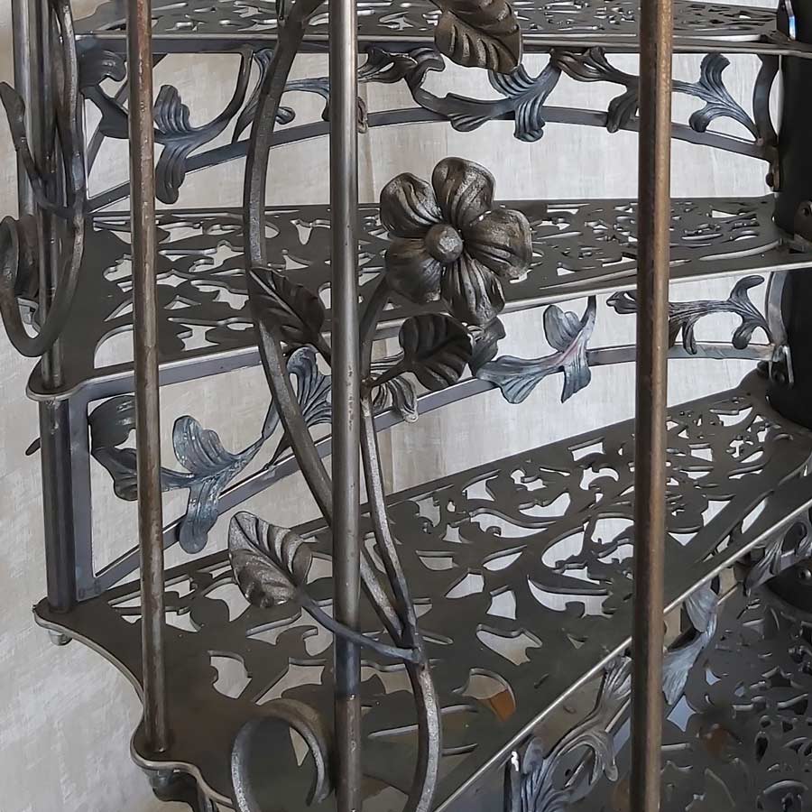 Fleurs en fonte d