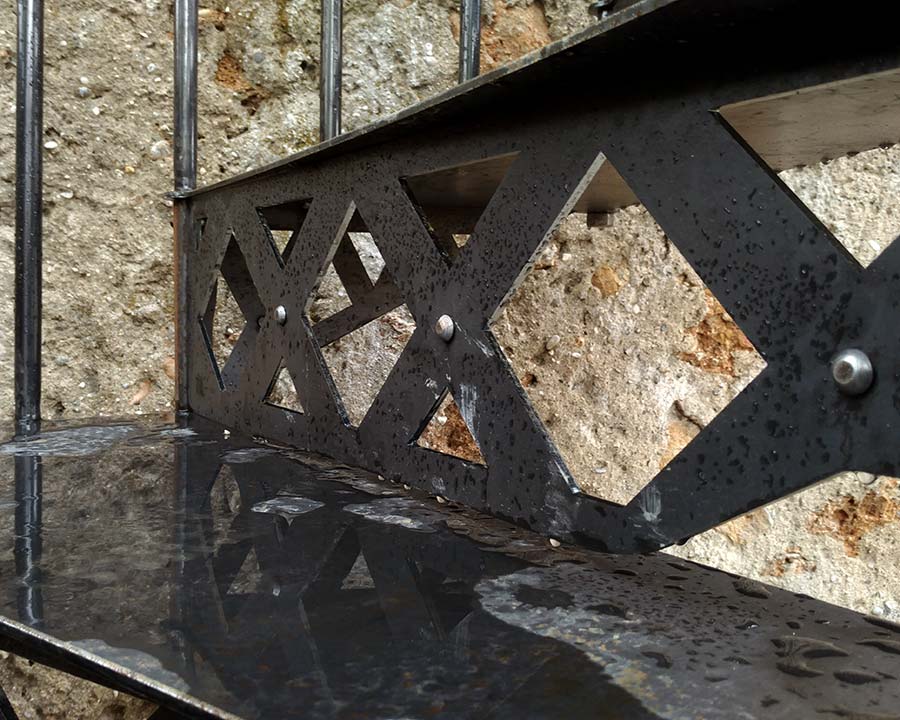 Colimaçon extérieur en métal