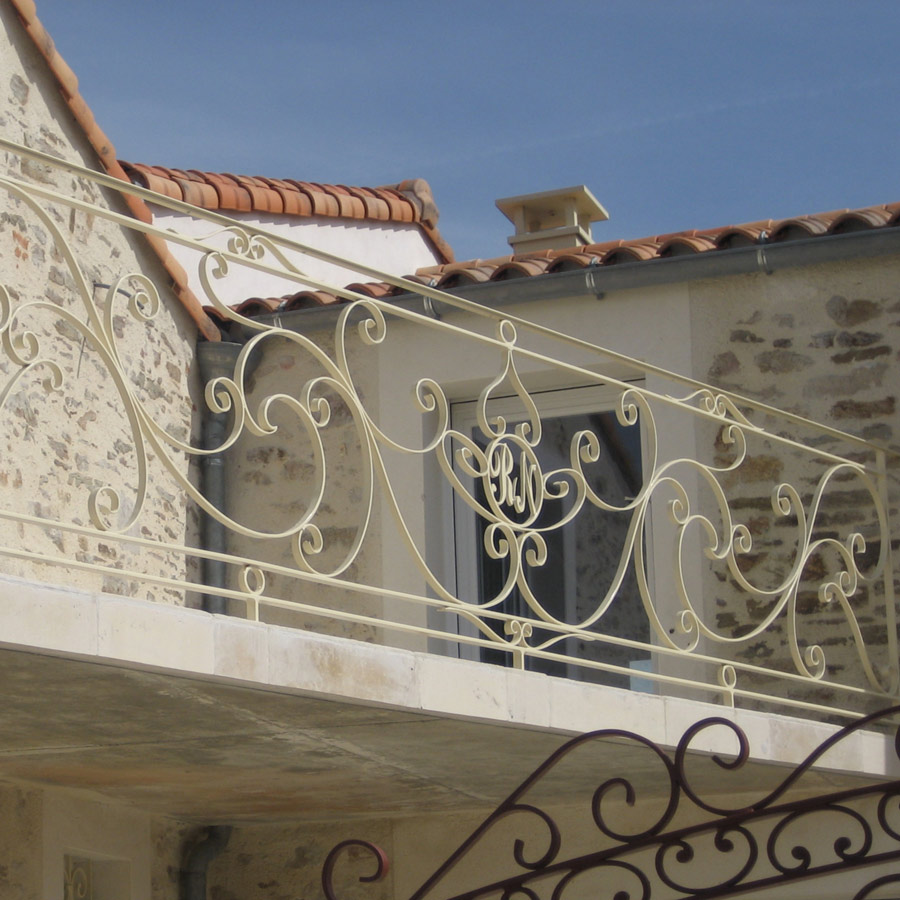 Balustrade extérieure ferronnerie d