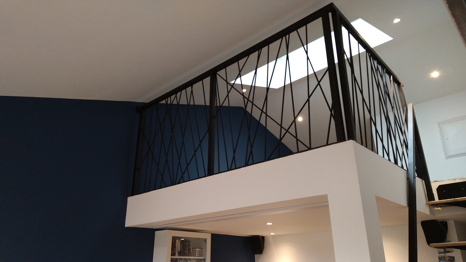 Balustrade intérieure ferronnerie