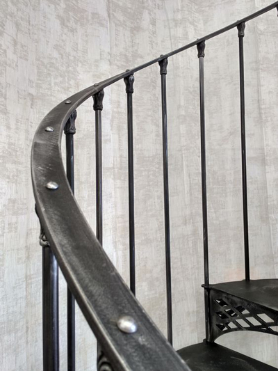 Main courante entre parenthèses pour escaliers rampes escalier de montage-zinc ou métal blanc 