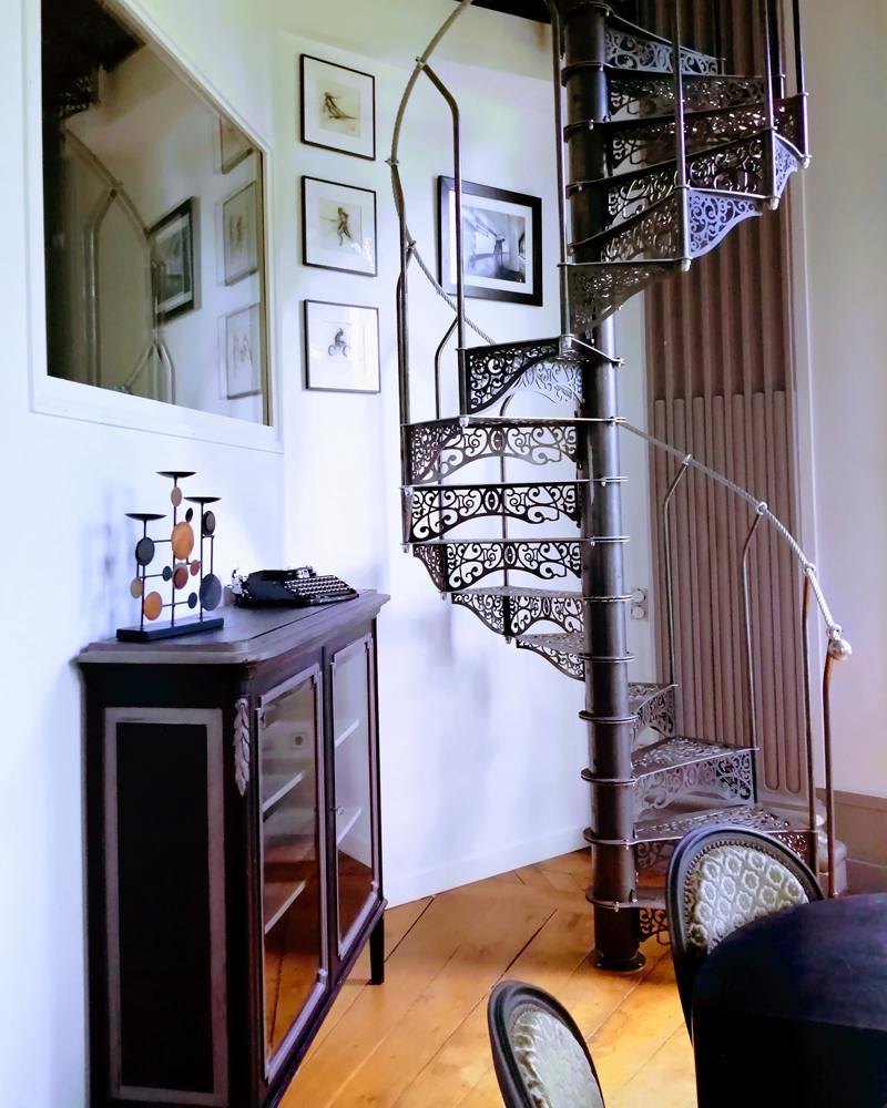 Escalier dentelle Indus rotonde château
